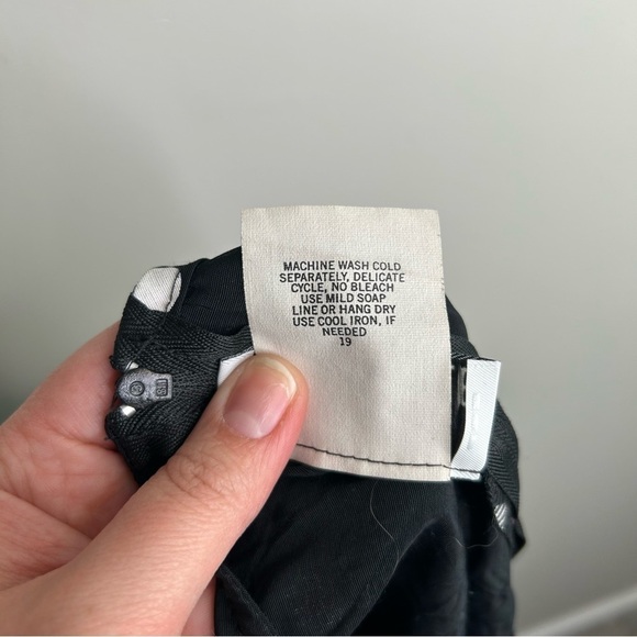 Vintage My Michelle girls black with white polka dots dress size 10 - Picture 6 of 9